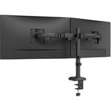 Neomounts DS60-600BL2 Bras de moniteur 10-32" - Quick-fix - butée à 180°, Support de moniteur Noir