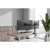 Neomounts DS60-600BL2 Bras de moniteur 10-32" - Quick-fix - butée à 180°, Support de moniteur Noir