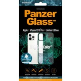 PanzerGlass ClearCaseColor iPhone 12/12 Pro, Housse smartphone Transparent/vert foncé