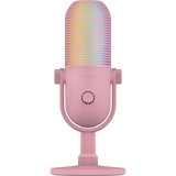 Razer Seiren V3 Chroma 32-Bit DSP, Micro Rose, USB, micro supercardioïde