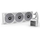 Sharkoon S100 ARGB, Watercooling Blanc, Connecteur de ventilateur PWM à 4 broches