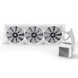 Sharkoon S100 ARGB, Watercooling Blanc, Connecteur de ventilateur PWM à 4 broches