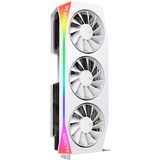 XFX Radeon RX 9070 XT OC Mercury RGB, Carte graphique Blanc, RDNA4, GDDR6, 3x DisplayPort, 1x HDMI 2.1