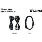 iiyama ProLite XB2791HS-B1 27" Moniteur  Noir (Mat), 120 Hz, HDMI, DisplayPort, Audio