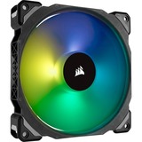Corsair ML140 PRO RGB, Ventilateur de boîtier Blanc/Noir, Connecteur de ventilateur PWM à 4 broches, En vrac