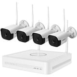 Foscam FN9108W-B4-2T Kit WiFi 8 canaux, Caméra de surveillance Blanc