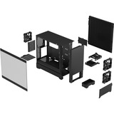 Fractal Design Pop Silent boîtier midi tower Noir | 2x USB-A | Verre Trempé