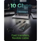 ICY BOX IB-1805ML-CU31 M.2, Boîtier disque dur Noir