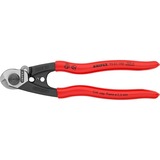 KNIPEX Coupe-câbles 95 61 190, Tenailles de cran gainées en plastique, polie