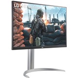 LG UltraFine 27UP650K-W 27" 4K Ultra HD Moniteur Blanc/argent, 1x DisplayPort, 2x HDMI