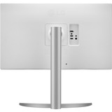 LG UltraFine 27UP650K-W 27" 4K Ultra HD Moniteur Blanc/argent, 1x DisplayPort, 2x HDMI