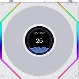Lian Li UNI FAN TL LCD FLEX ventilateur de boîtier RGB  Blanc, 124 x 120 x 28 mm, PWM