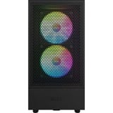 NZXT H5 Flow RGB boîtier midi tower Noir (Mat) | 1x USB-A | 1x USB-C | RGB | Window