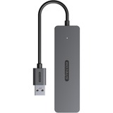 Sitecom USB-A vers 4x USB-A Hub, Hub USB Gris