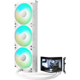 TRYX PANORAMA ARGB 360 AIO, Watercooling Blanc