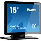 iiyama ProLite T1521MSC-B2 15" Moniteur tactile Noir, 1x HDMI, 1x VGA