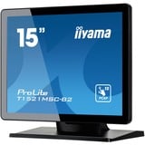 iiyama ProLite T1521MSC-B2 15" Moniteur tactile Noir, 1x HDMI, 1x VGA