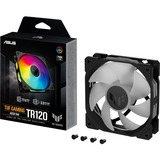 ASUS TUF Gaming TR120 ARGB, Ventilateur de boîtier Noir/transparent