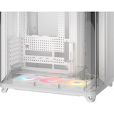 Corsair AIR 5400 RS-R ARGB boîtier midi tower Blanc | 3x USB-C | RGB | Verre Trempé
