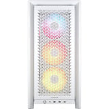 Corsair FRAME 4000D LCD RS ARGB Premium boîtier midi tower Blanc | 3x USB-C | RGB | Verre Trempé