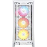 Corsair FRAME 4000D LCD RS ARGB boîtier midi tower Blanc | 3x USB-C | RGB | Verre Trempé