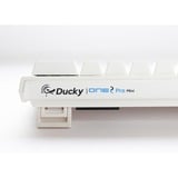 Ducky One 2 Pro Mini RGB clavier gaming mécanique Blanc, Layout BE (AZERTY), Cherry MX2A Red, 60%