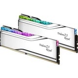 G.Skill 48 Go DDR5-7200 Kit, Mémoire vive Argent, F5-7200J3646F24GX2-TR5S, Trident Z Royal, RGB led, XMP 3.0