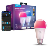 Govee RGBWW Smart LED Bulb E27 (800lm) (2-pack), Lampe à LED Bluetooth, WiFi 2.4GHz, 2 pieces