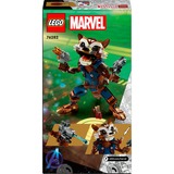 LEGO Marvel - Rocket et Bébé Groot, Jouets de construction 76282