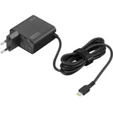 Lenovo 65W USB-C Wall Adapter, Chargeur Noir, USB-C, PD 3.0, 65 W