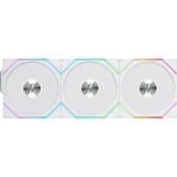 Lian Li UNI FAN TL 120 Wireless Triple Pack, Ventilateur de boîtier Blanc, 4 broches PWM, contrôleur inclus