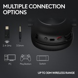 Logitech PRO X 2 LIGHTSPEED Wireless casque gaming over-ear Blanc, PC, PlayStation 5, PlayStation 4, Nintendo Switch