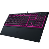 Razer Clavier de jeu à profil bas Ornata V3 X, clavier gaming Noir, Layout États-Unis, Membrane, LED RGB, keycaps en ABS