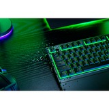 Razer Clavier de jeu à profil bas Ornata V3 X, clavier gaming Noir, Layout États-Unis, Membrane, LED RGB, keycaps en ABS