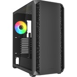 Sharkoon AK2 RGB boîtier midi tower Noir | 2x USB-A | 1x USB-C | RGB | Verre Trempé