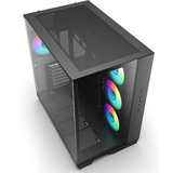 Sharkoon Steel Shark boîtier midi tower Noir | 2x USB-A | 1x USB-C | RGB | Verre Trempé