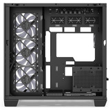 Sharkoon Steel Shark boîtier midi tower Noir | 2x USB-A | 1x USB-C | RGB | Verre Trempé