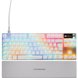 SteelSeries Apex Pro Gen 3 TKL, clavier gaming Blanc, Layout FR, SteelSeries OmniPoint 3.0, LED RGB, TKL