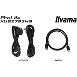 iiyama ProLite XUB2793HS-B6 27" Moniteur  Noir, 100Hz, HDMI, DisplayPort, Audio, AMD FreeSync