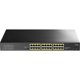 Cudy 24-Port Gigabit PoE+ Switch with 2 Noir