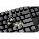 Ducky One 3 Classic, clavier Noir/Blanc, Layout États-Unis, Cherry MX Red Silent