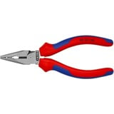 KNIPEX 0822145 pince Pince à long bec, Pinces Rouge/Bleu, Pince à long bec, Métal, Plastique, Bleu/rouge, 14,5 cm, 145 g