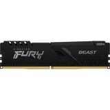 Kingston FURY 8 Go DDR4-3200, Mémoire vive Noir, KF432C16BB/8, Beast, XMP