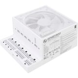 Lian Li EDGE1300, 1300 Watt alimentation  Blanc, 1x 12VHPWR, 3x PCIe, gestion des câbles, 4x USB