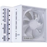 Lian Li EDGE1300, 1300 Watt alimentation  Blanc, 1x 12VHPWR, 3x PCIe, gestion des câbles, 4x USB