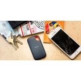 SanDisk Extreme Portable V2, 2 To SSD externe Noir/Orange, SDSSDE61-2T00-G25, USB-C