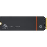 Seagate FireCuda 530 4 To avec dissipateur thermique SSD Noir, ZP4000GM3A023, PCIe 4.0 x4, NVMe 1.4, M.2 2280