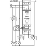 Shelly Pro 3EM-120A, Économie d'énergie Gris, Triphasé, Wi-Fi, Bluetooth, DIN-rail