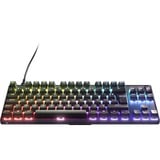 SteelSeries Apex 9 TKL RGB clavier gaming Noir, Layout FR (AZERTY), SteelSeries OmniPoint, 80% (TKL), Double-shot PBT