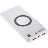 VARTA Wireless Powerbank 20.000 mAh Blanc, Qi, Power Delivery, Quick Charge 3.0